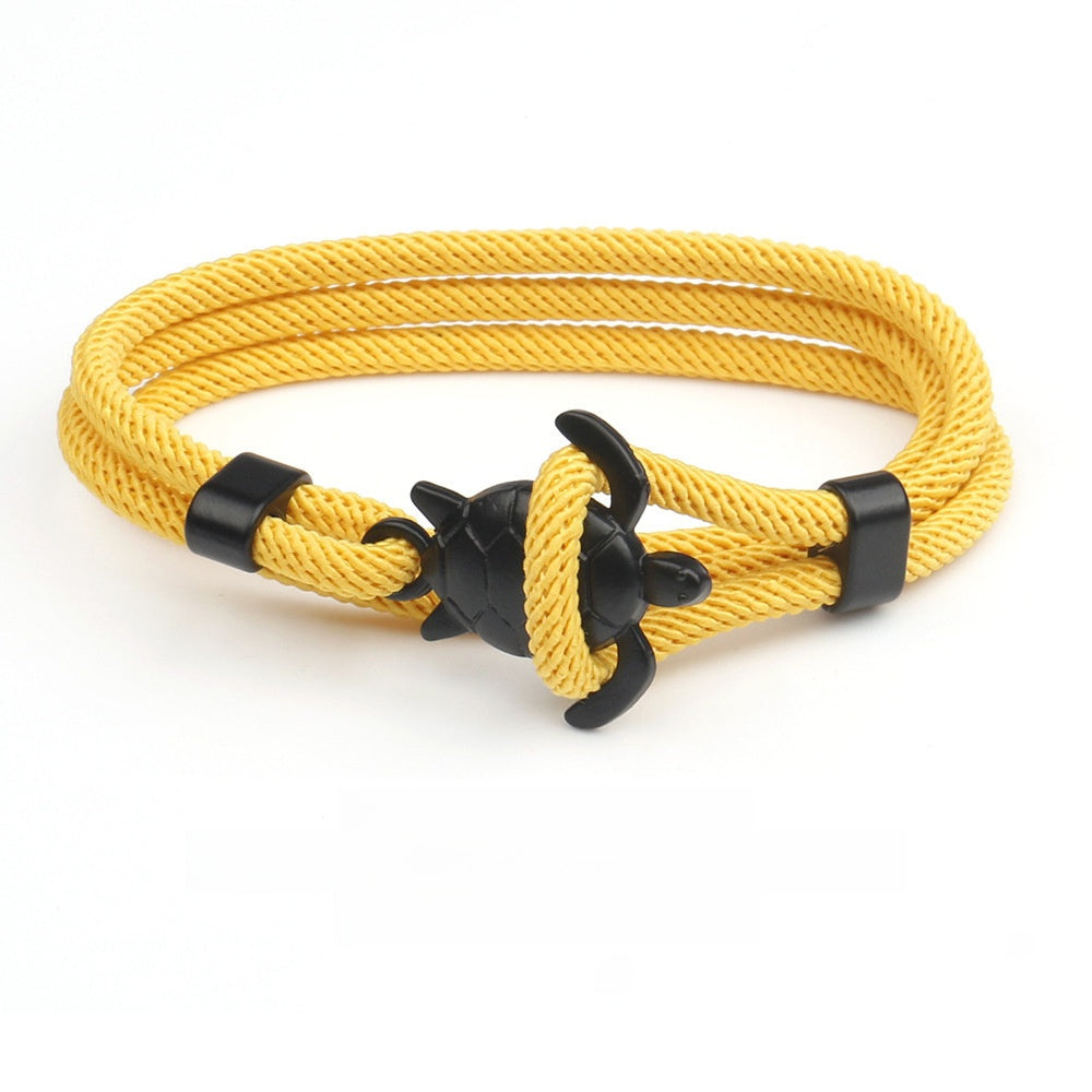 Ocean Series Anchor Turtle Bracelet