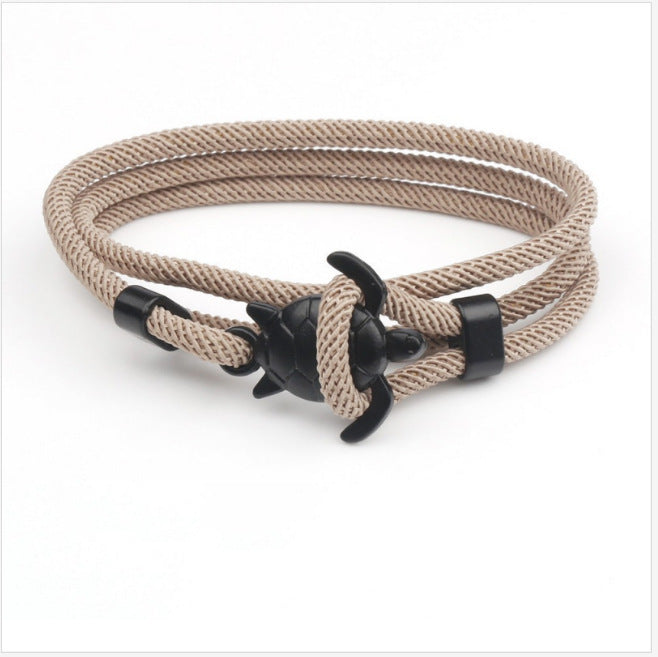 Ocean Series Anchor Turtle Bracelet