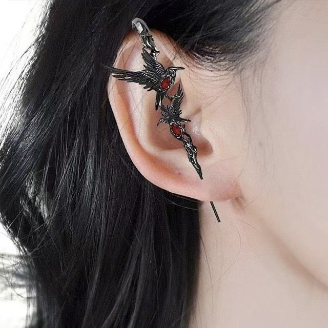 Thorn Crow Earrings