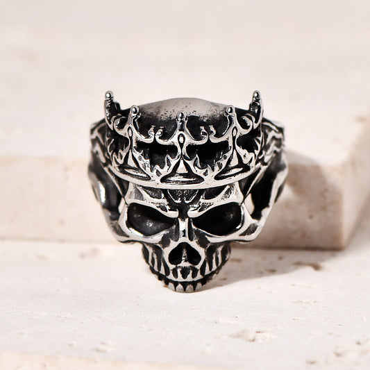 Skull Crown Ring