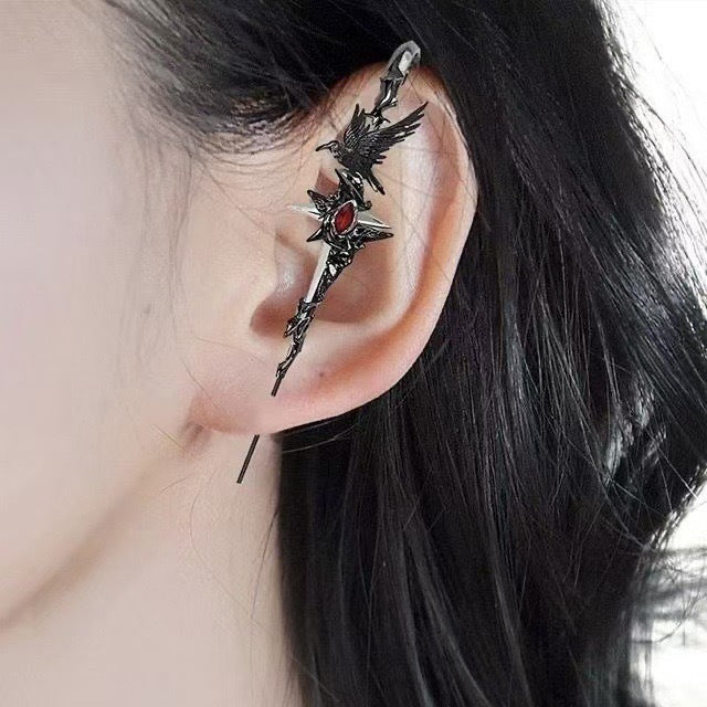Thorn Crow Earrings